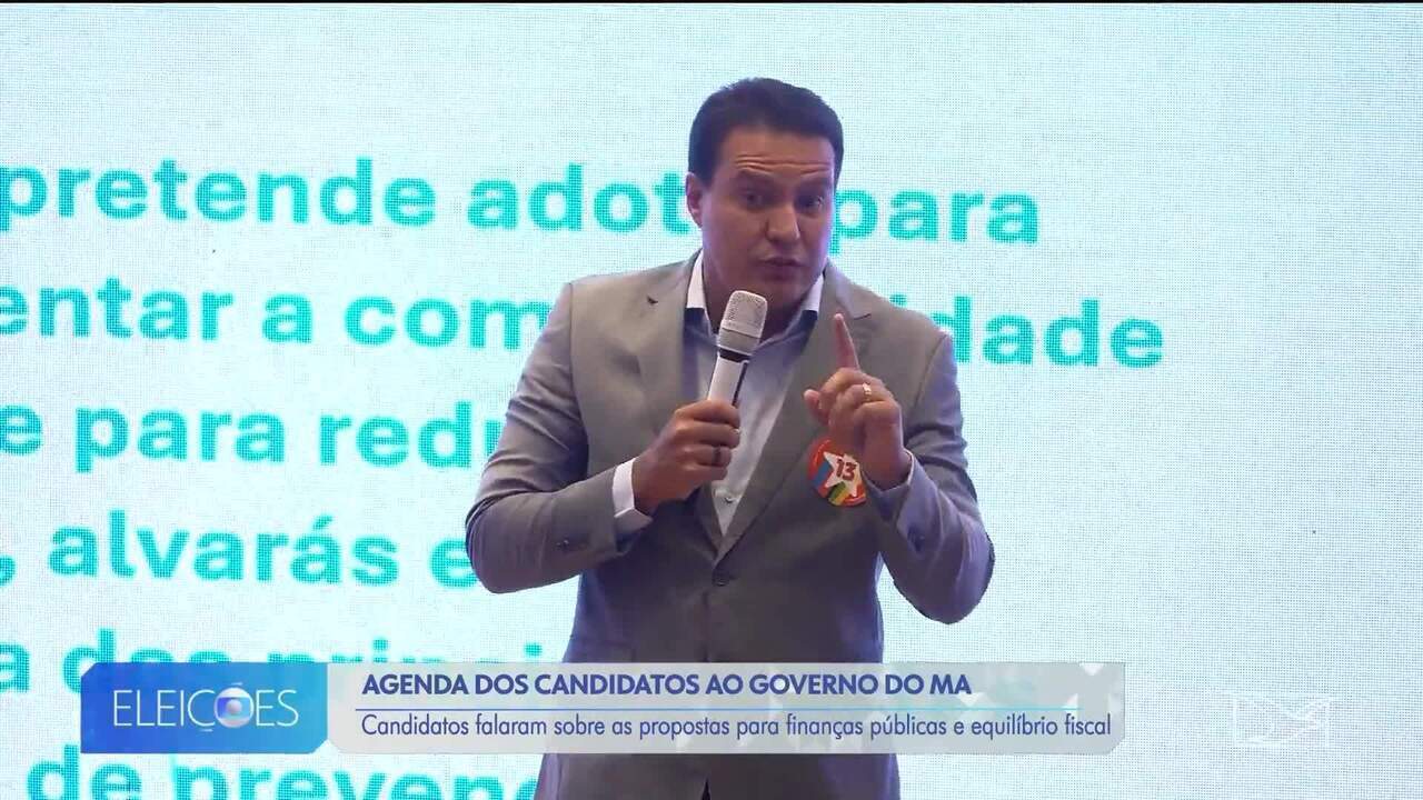 Felipe Camarão durante sabatina sobre propostas para o Maranhão