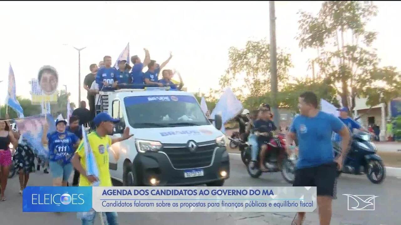 Eduardo Braide durante agenda de campanha no Maranhão