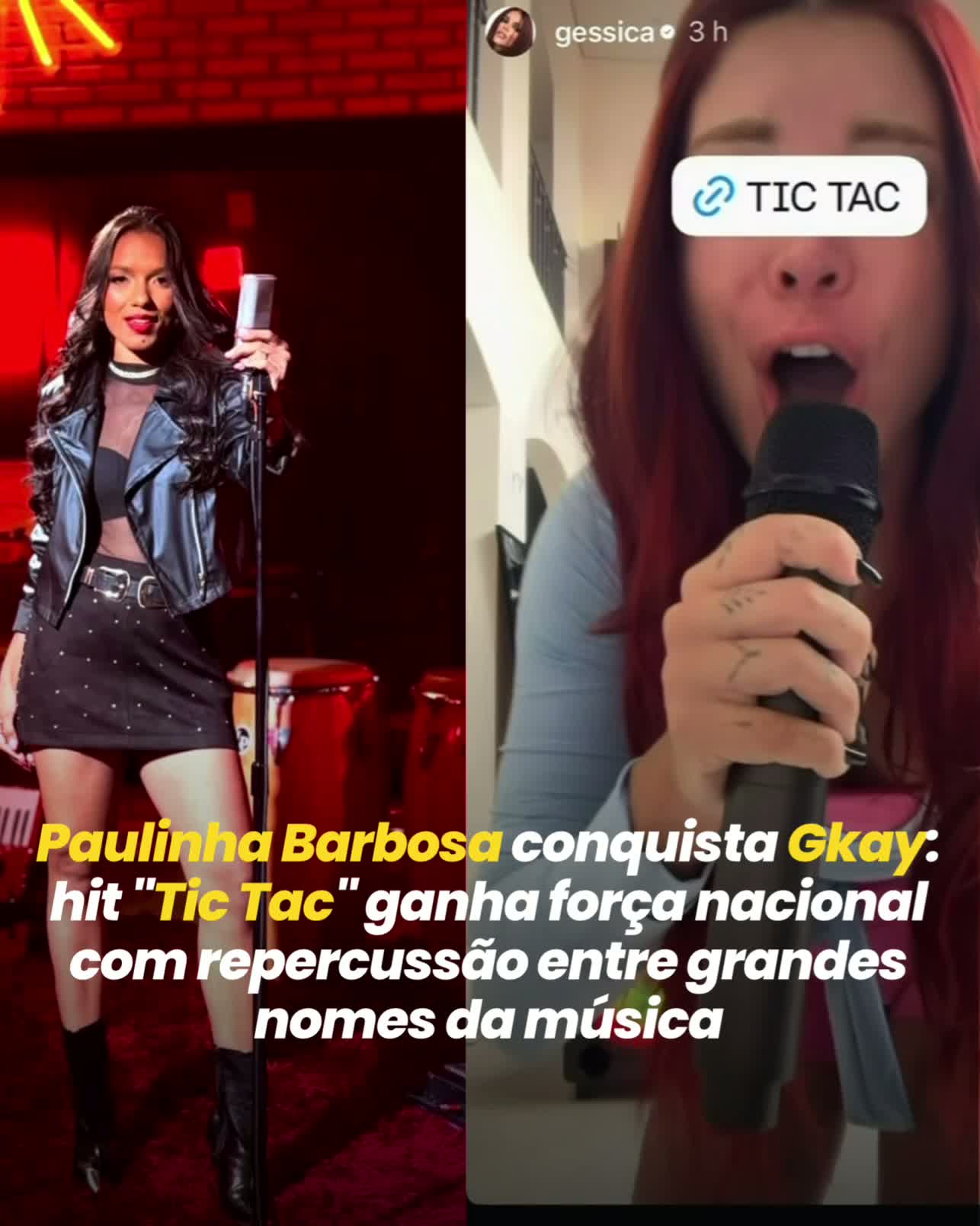 Paulinha Barbosa e a repercussão do hit "Tic Tac" nas redes sociais