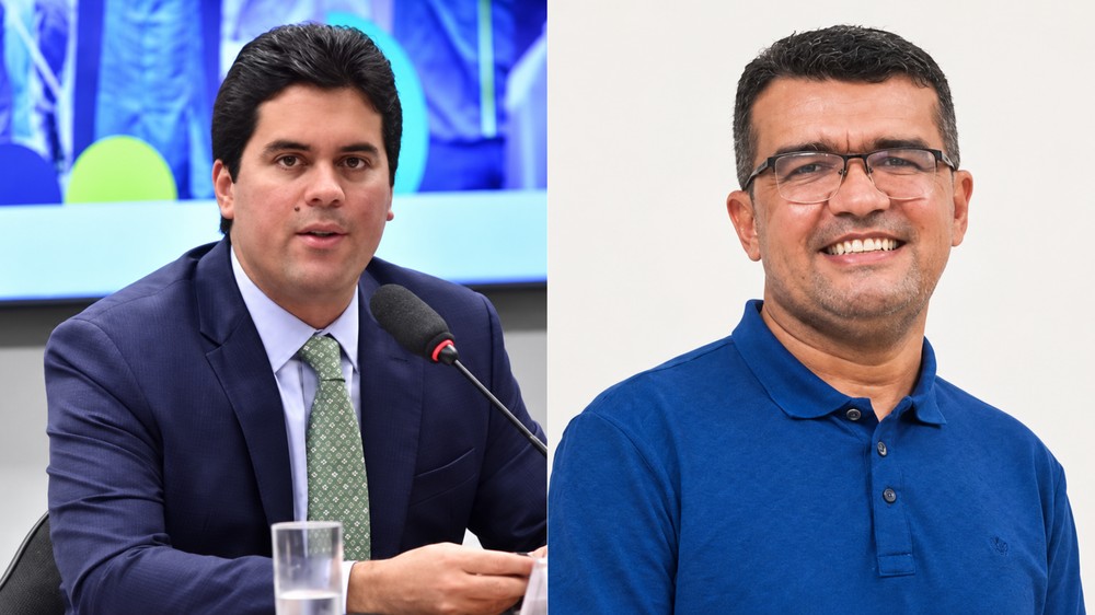 Montagem com fotos de André Fufuca e Lahesio Bonfim, eleitos senadores pelo Maranhão